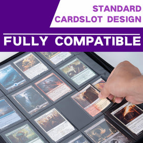 KUOOKING 1000+ Card Binder standard-size sleeves fit easily