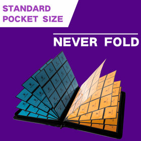 KUOOKING 1000+ Card Binder with zipper closure keeps cards secure during travel