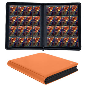 KUOOKING 1000+ pockets binder open showing spacious organization for MTG and sports cards