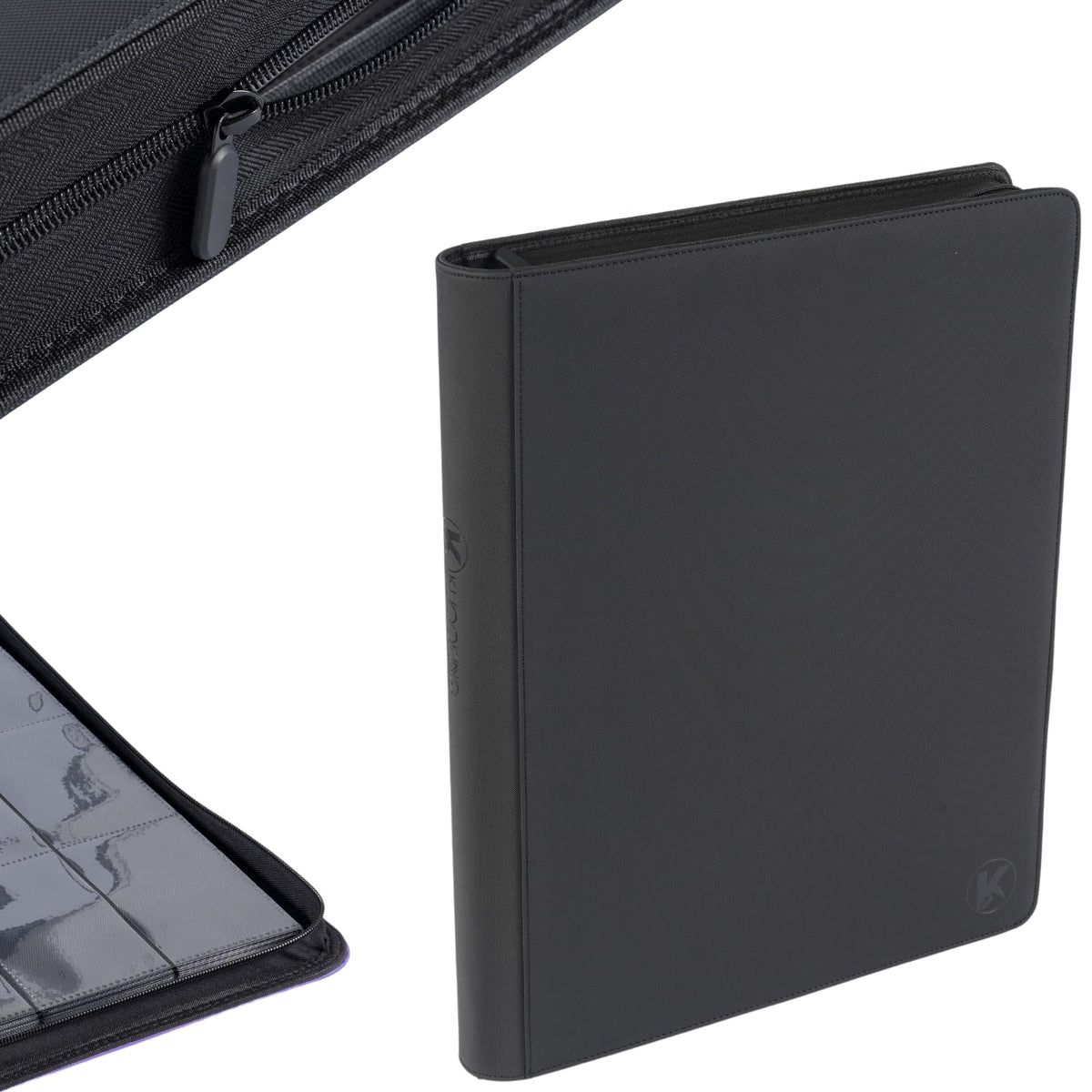 Durable PU cover of KUOOKING 1408+ binder protects collection on the go