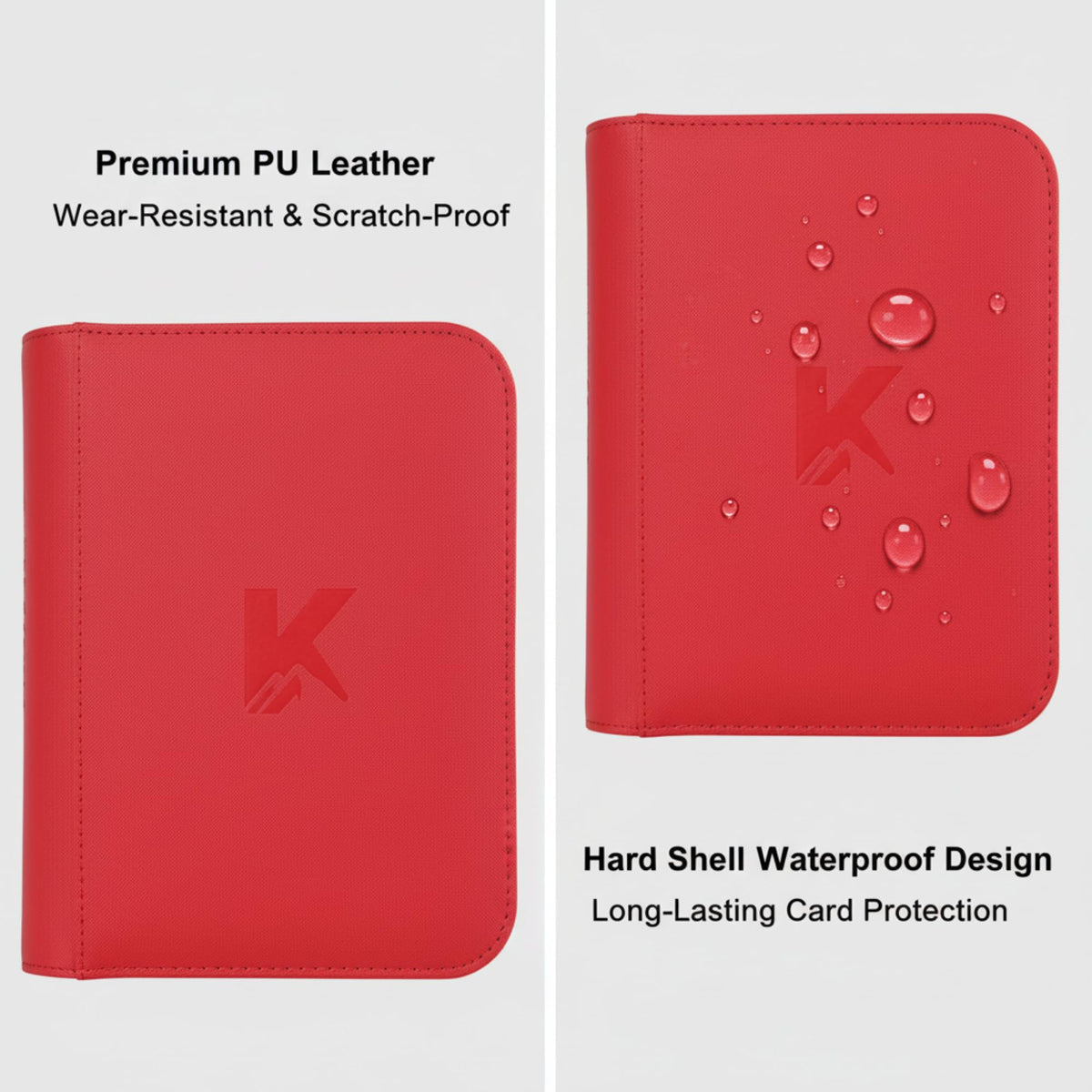 KUOOKING 336 Card Binder archival-safe pages help prevent fading over time.