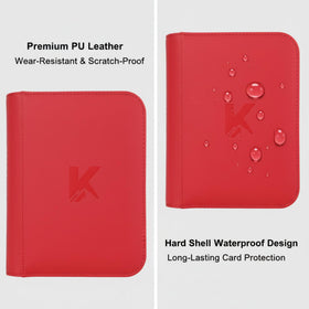 KUOOKING 336 Card Binder archival-safe pages help prevent fading over time.