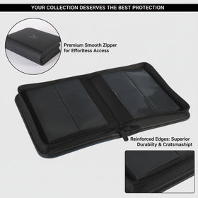 KUOOKING 336 Card Binder archival pages demonstrating acid-free organization.