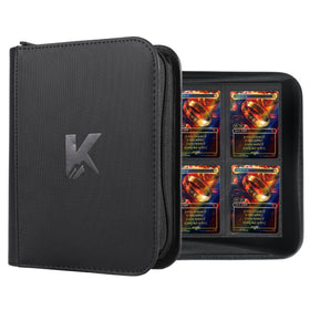 KUOOKING 336 Card Binder front view with compact protective design for on-the-go play.