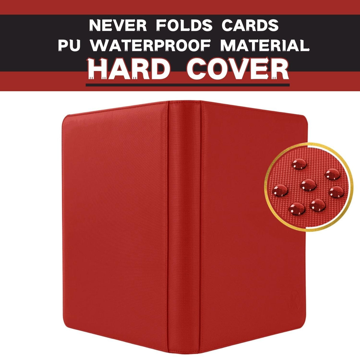 KUOOKING durable waterproof PU cover protects cards in travel