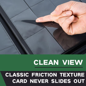 KUOOKING hard-cover design provides rigid protection against impacts for valuable cards