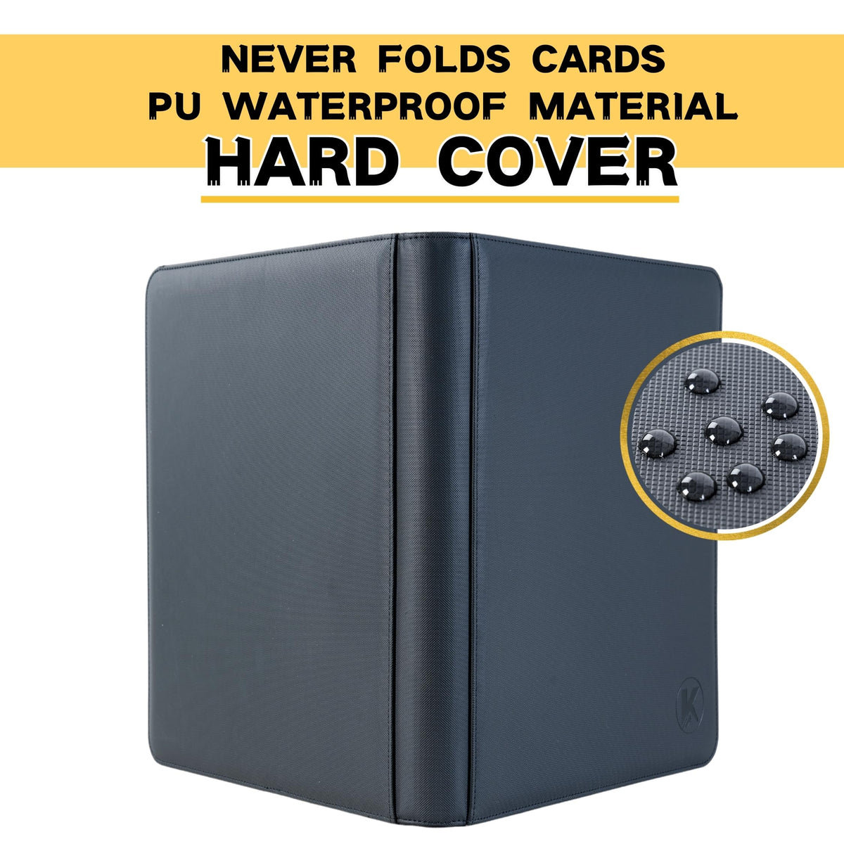 KUOOKING binder compatible with MTG and sports cards for versatile collections.