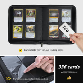 KUOOKING sleeved cards fit 2.7x3.7 inches in pockets for MTG/TCG.
