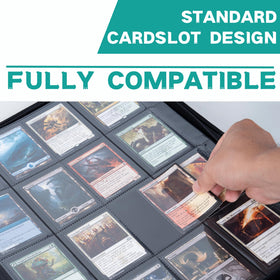 KUOOKING standard-size sleeves fit a wide range of cards.
