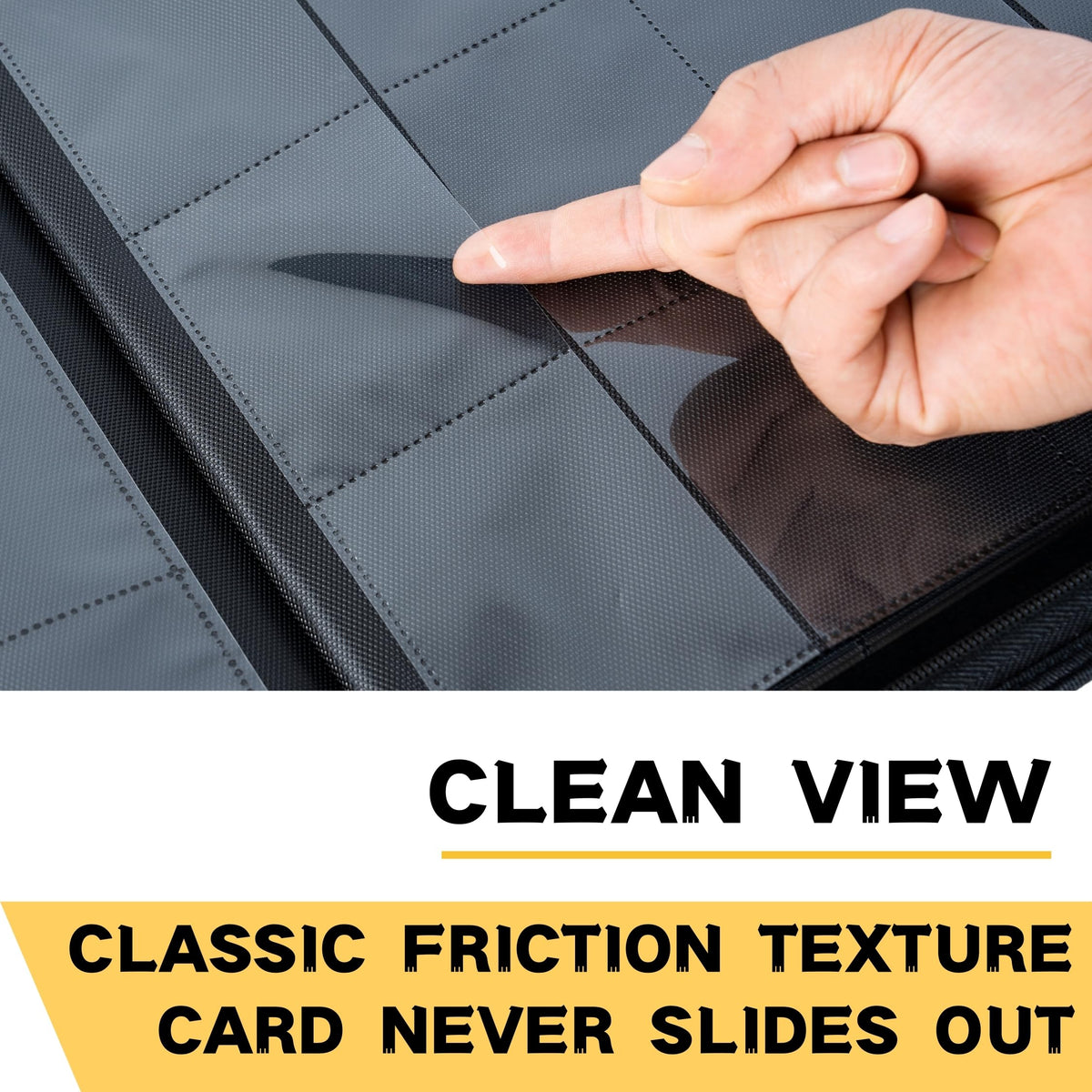 KUOOKING standard-size sleeves fit easily for quick organization.