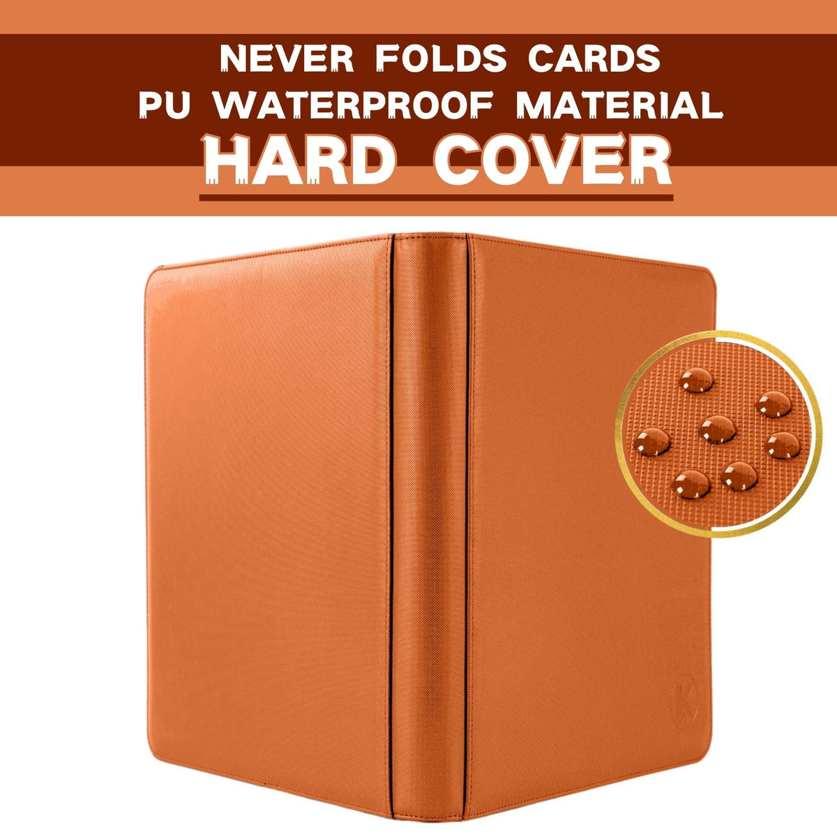 KUOOKING sturdy zipper keeps cards secure during transit