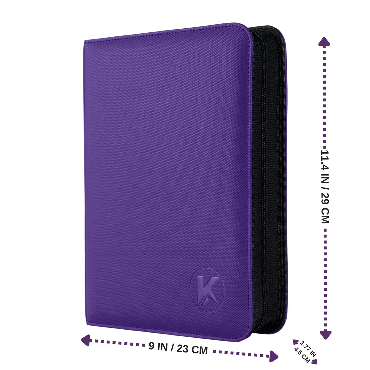 KUOOKING Top Loader Binder capacity holds 128 cards neatly