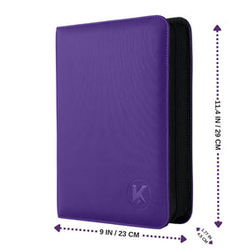 KUOOKING Top Loader Binder capacity holds 128 cards neatly