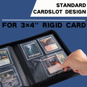 KUOOKING binder holds 128 cards with padded protection