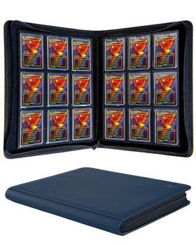 KUOOKING top loader binder displaying 288-card capacity for organized collections.