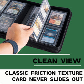 KUOOKING Top Loader Binder capacity 128+ cards supports growing collections
