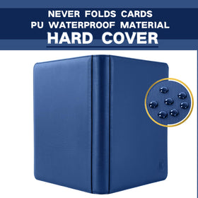 KUOOKING binder interior with clear pages for secure card viewing