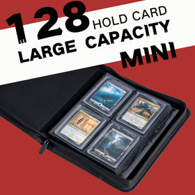 KUOOKING top loader binder red open-pocket view shows reinforced hardcover for protection.