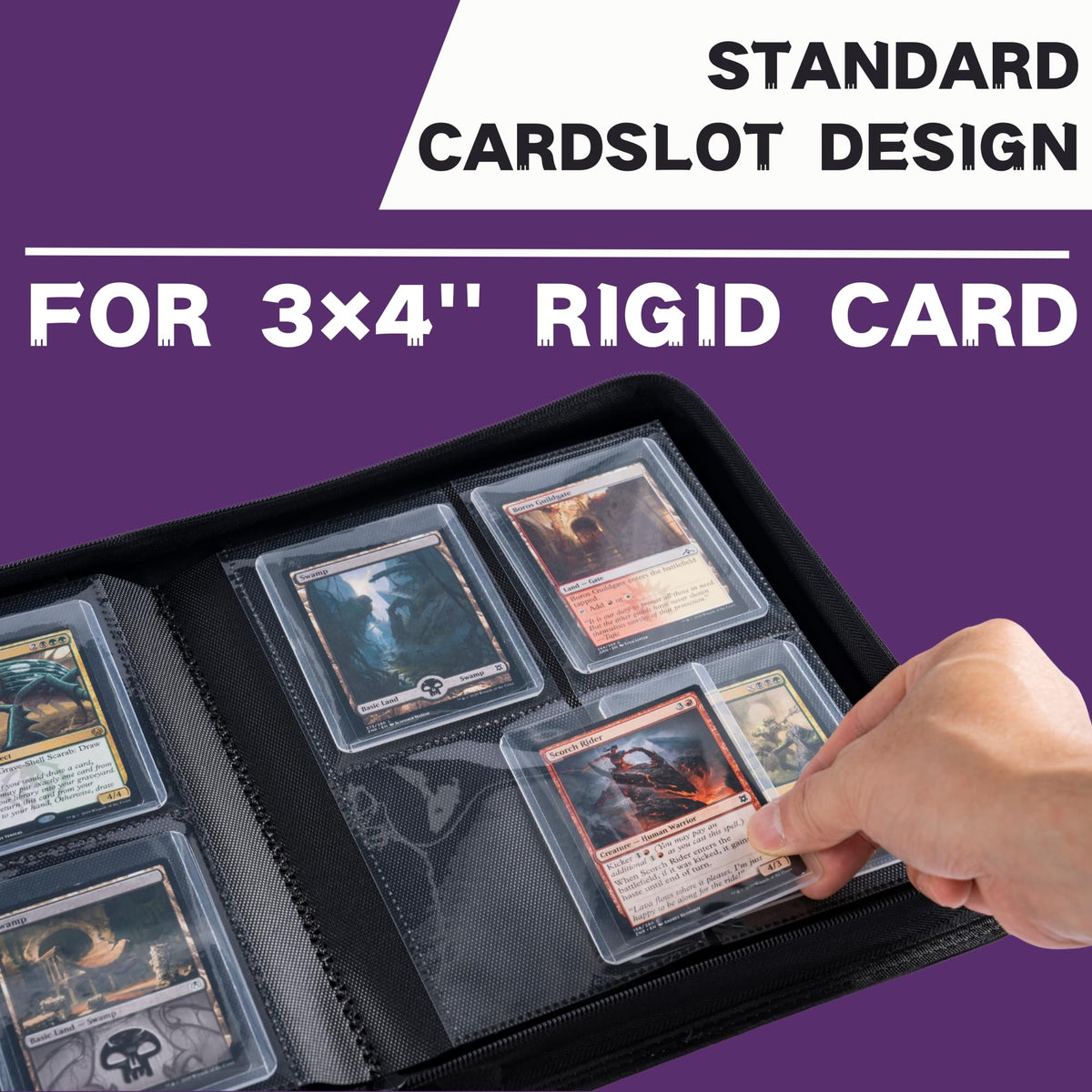 KUOOKING Top Loader Binder side-loading design enables quick access