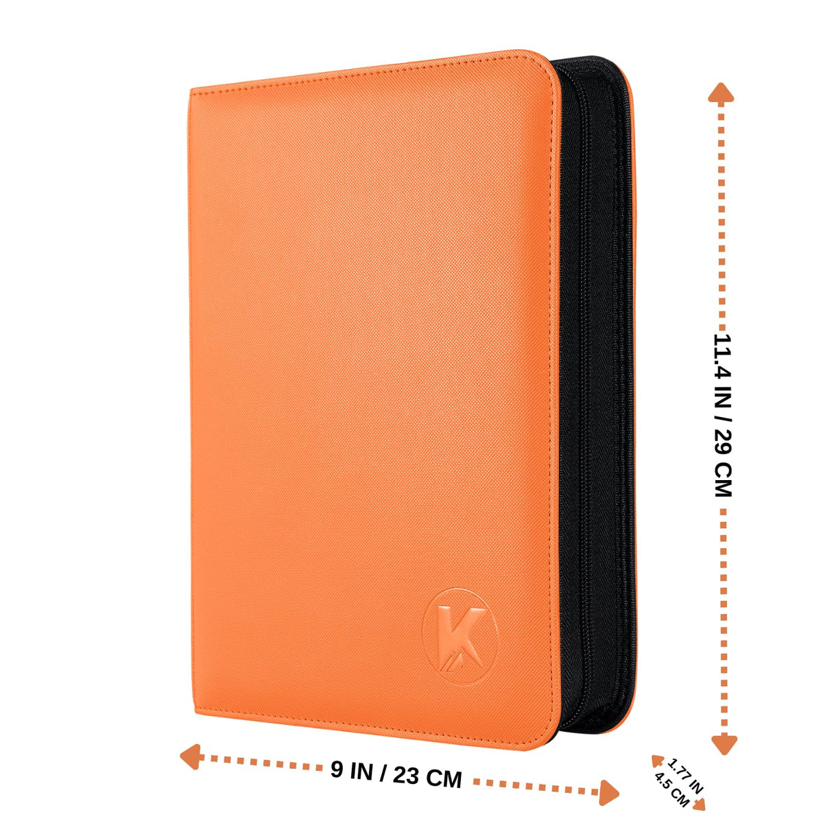 KUOOKING Toploader Binder includes dust-isolation and scratch-resistant padding for safe storage.