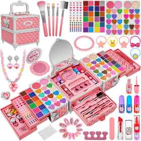 Kuovei 99-piece makeup kit with mirror for imaginative dress-up.
