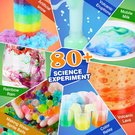 Kuovei Science Kit petri dishes offer clear view of reactions.