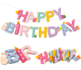 KUQJJQU pre-strung birthday banner ready for quick setup and decoration