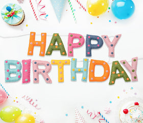 KUQJJQU reusable birthday decor durable handmade design reduces waste.