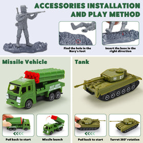Kusntin Army Men helicopters offer airborne action during playtime.