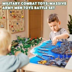 Kusntin Army Men missile vehicles provide long-range support in play sessions.