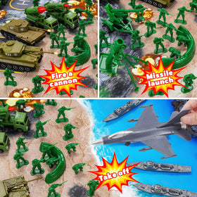 Kusntin Army Men tanks add realistic scale to battle scenarios.