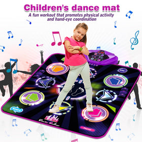 Kusntin Dance Mat features 5 game modes to keep kids engaged.