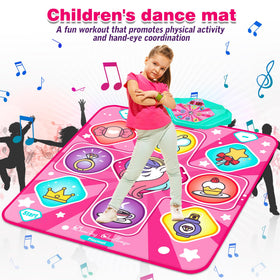 Kusntin Dance Mat showing built‑in music feature for immersive play.