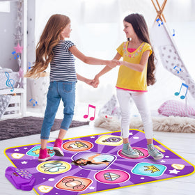Kusntin Dance Mat built-in music enhances playful dance sessions