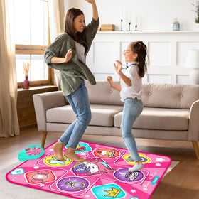 Kusntin Dance Mat fostering family fun with shared movement and music.