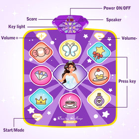 Kusntin Dance Mat non-slip durable surface ensures stable dancing