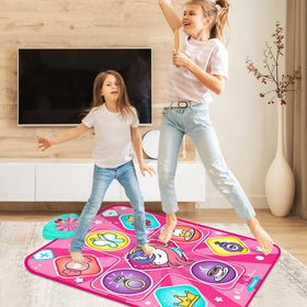 Kusntin Dance Mat non-slip durable vinyl surface for safe jumping.