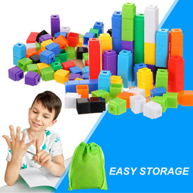 KUTOI Math Counting Cubes safe, durable plastic for daily use.
