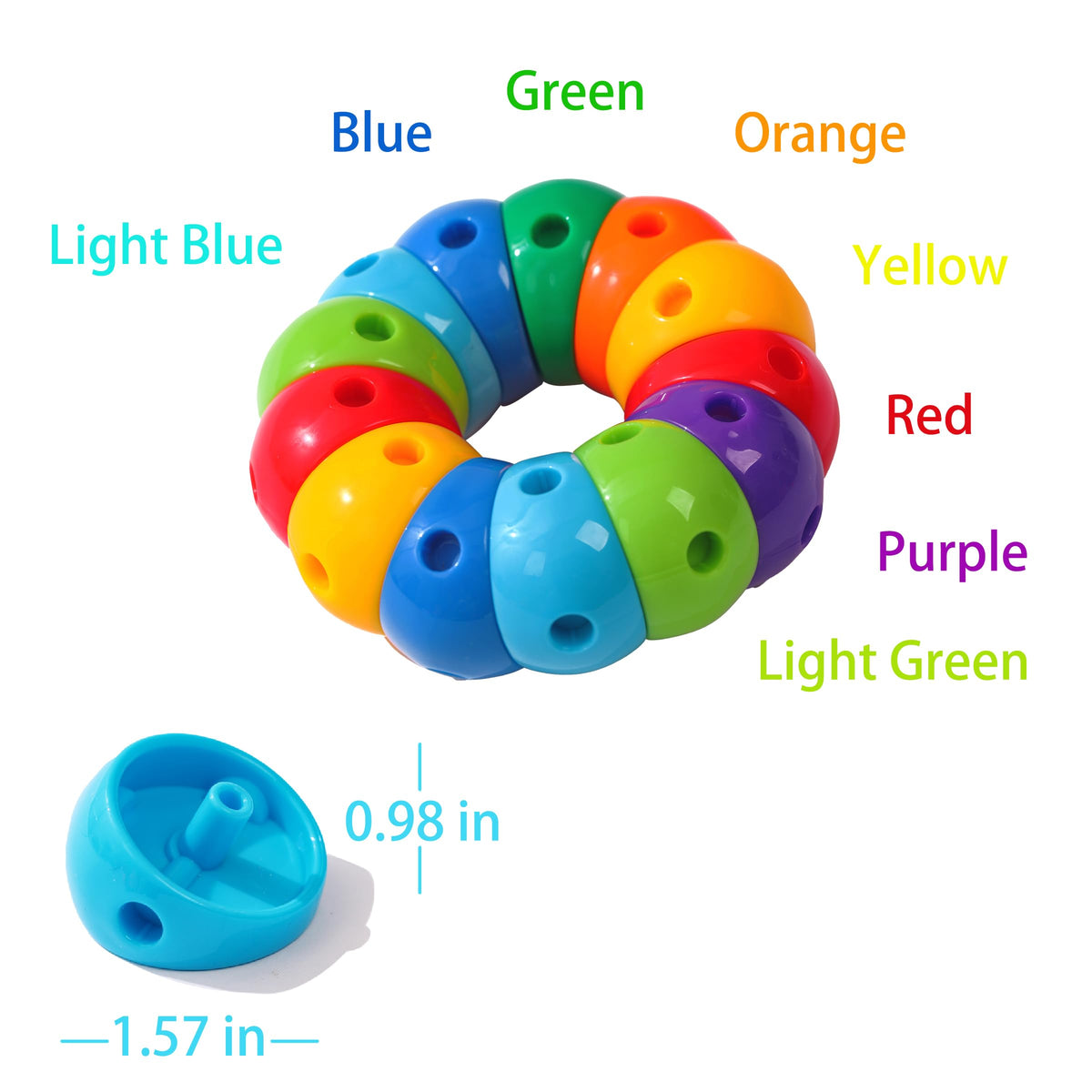 KUTOI Snap n Twist ideal from preschool to elementary builders.