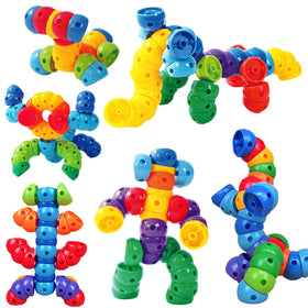 KUTOI Snap n Twist supports spatial awareness through open-ended play.