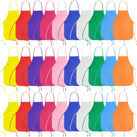 KUUQA Kids Aprons for painting protect clothing in vibrant color art sessions