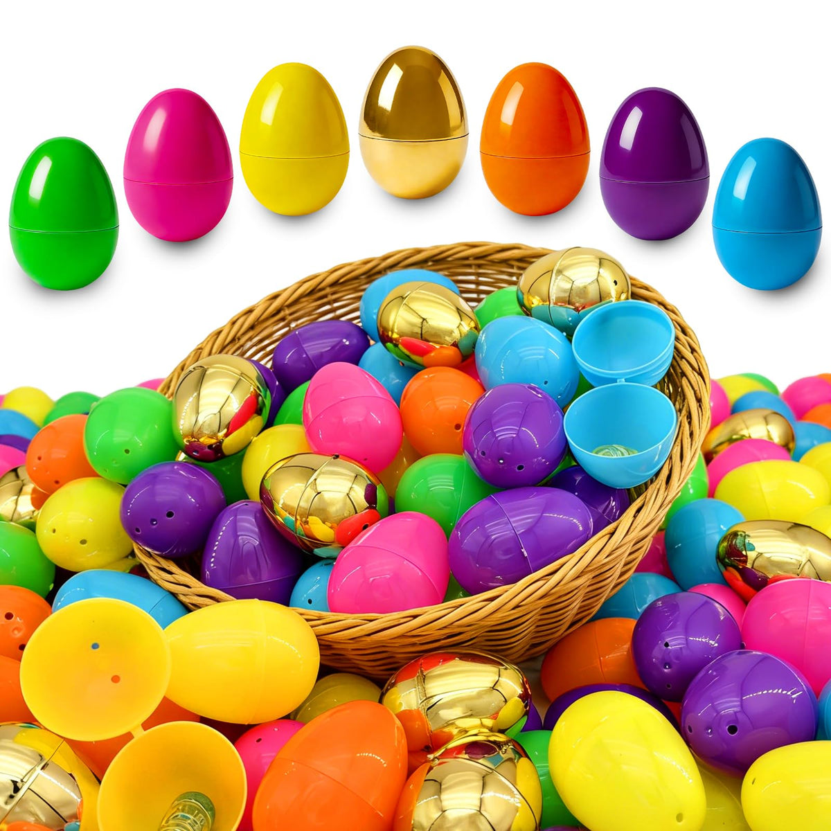 KVBXKBO eggs feature a secure hinge for easy filling.