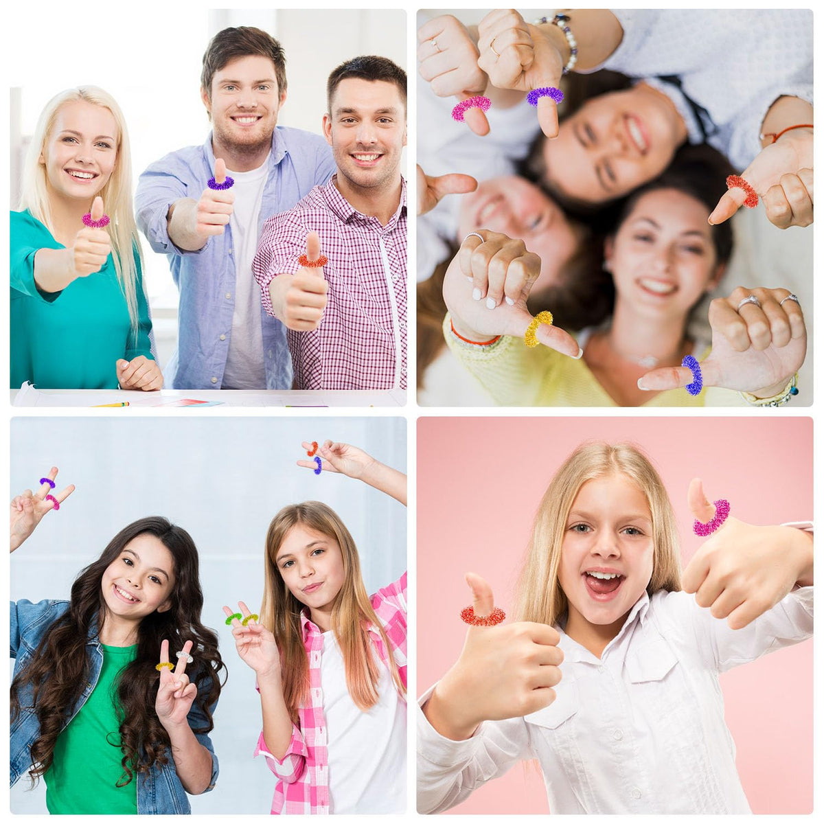 KVCSYAW finger rings are ideal for classroom or office relaxation.