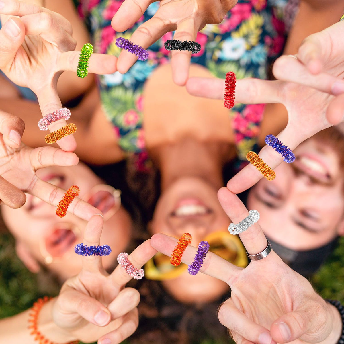 KVCSYAW silent stress-reducer rings offer discreet, portable relief at your desk.