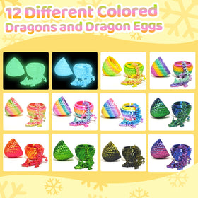 KVERM dragon-inside egg poseable—movable joints and detailed scales.