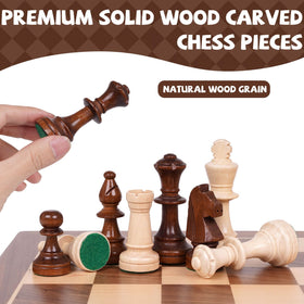 Kvintes oversized king (3.5 inches) stands out for quick piece identification