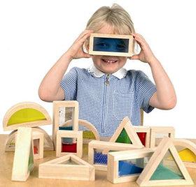 Kvintes stacking tower blocks support fine motor skills with easy-to-grip pieces.