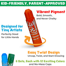 Kwik Stix classroom bulk-pack ideal for groups and classrooms.
