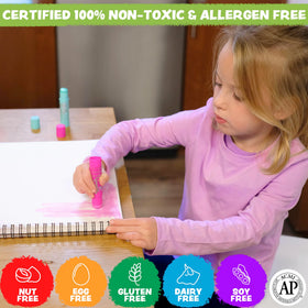 Kwik Stix neon colors palette brightens classroom projects