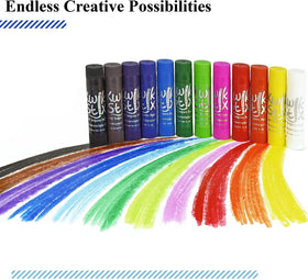Kwik Stix variety pack supports classic, metallic, and neon art